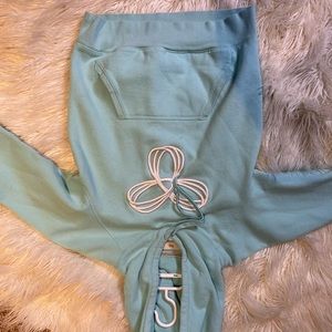 TNA HOODIE LIGHT BLUE